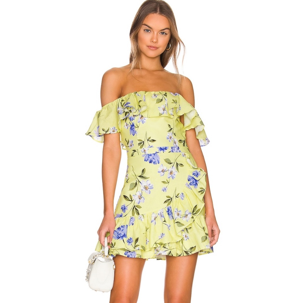Yumi Kim Slow Dance Yellow Santa Fe Dress Xs